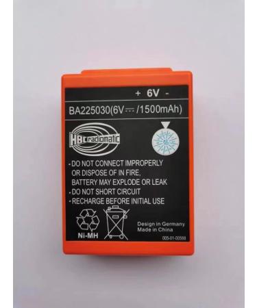 Buy 8-Pack 6V 1500mAh HBC Radiomatic BA225030 Ni-Mh Batteries for Crane Remote Control & Pump Trucks | Fast International Shipping - Buy Online on GoSupps.com