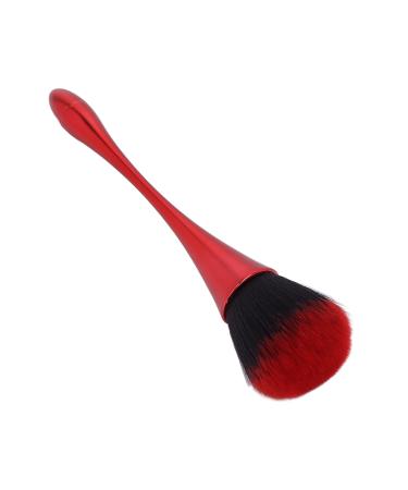 Professional Foundation Makeup Brush Blush Brush for Blending Buffing Contour Formation (Red)