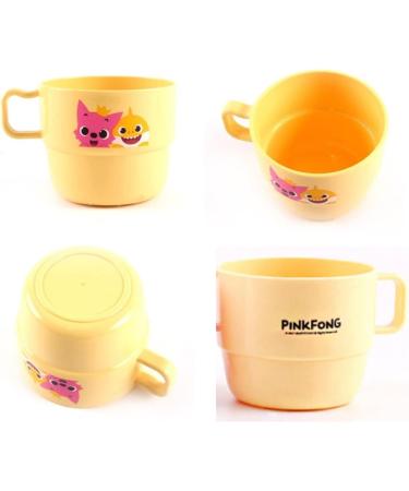 Baby Shark 3P Family Plastic Cups & 2P Toothbrush Set for Kids (3-6 Years) | 230 ml Capacity | Cute Shark Figures - Buy Online on GoSupps.com
