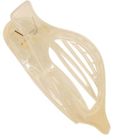 Ponytail Decorative Hair Clip Ponytail Duckbill Hairpin Long Hair Clips for Styling Long Hair Shower Clips for Teenage Girls Women Styling Translucent Large Size apricot - Buy Online on GoSupps.com