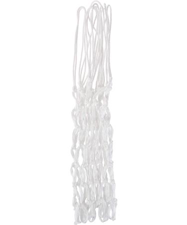 UyuECCL 2PCS 8-Loops Replacement Heavy-Duty Basketball Net All Weather Thick Nets Fit Standard Indoor and Outdoor Rims for Basketball Hoop (8-Loops-White)