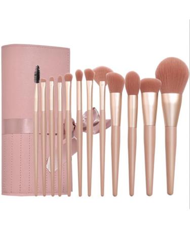 DFHBFG 12 Makeup Brush Set Beginner Soft Brush Full Eyeshadow Brush As the picture shows D