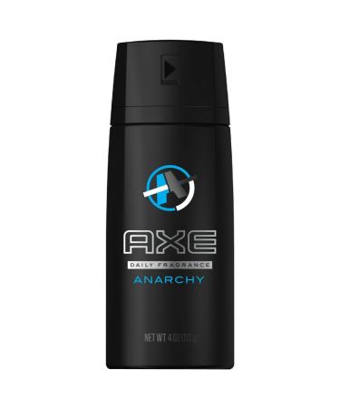 AXE Bodyspray Anarchy for Him 4 oz Amber 4 Ounce (Pack of 1)