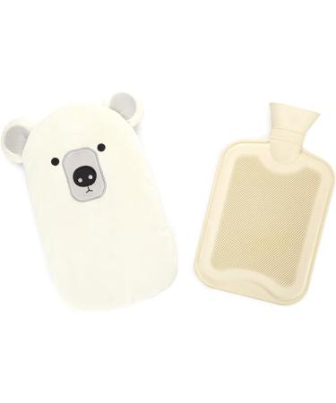 Shop Balvi Polar Bear Hot Water Bottle - White Soft Surface Rubber - Ideal for Cozy Comfort - Buy Online on GoSupps.com