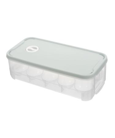 Uonlytech 20 Egg Carton Portable Fridge Egg Holder Refrigerator Egg Tray Fridge Egg Tray Carrying Case Timing Pink 30.00X21.50X8.50CM
