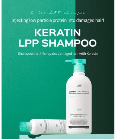  Lador Keratin LPP Shampoo Refill (K ratine LPP Recharge de shampoing) 500ml - Buy Online on GoSupps.com