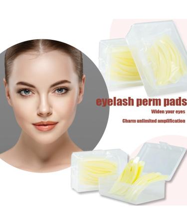 Silicone Curler Pad Set - 10Pcs/5 Sizes for Lash Perm Kit | Reusable Lower Lash Isolation Pads for Tint & Perm Eyelashes (Yellow) - International Shipping - Buy Online on GoSupps.com