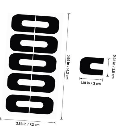 Healeved 200 Sheets Nail Art Anti-Spill Stickers Nail Polish Cuticle Protector for Nail Painting Nail Protectors Nail Guards for Painting Nails Nail Care Tools Silica Manicure 3.00X2.50X0.10CMx2pcs As Shownx2pcs - Buy Online on GoSupps.com