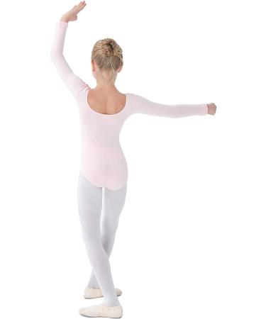 Danswan Long Sleeve Leotard for Girls | Ballet Pink Gymnastic Bodysuit | Classic 13-14 Years - Buy Online on GoSupps.com