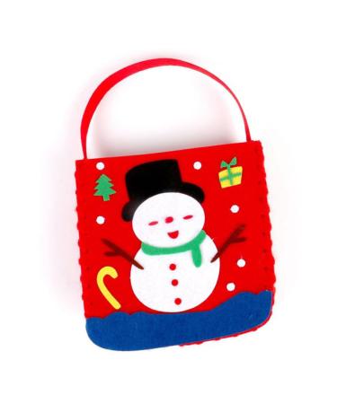 Healeved Candy Handbag 4pcs Candy Bags Children Goodie Bags Christmas Candy Bag Bag Handbag Manual Tote Bag