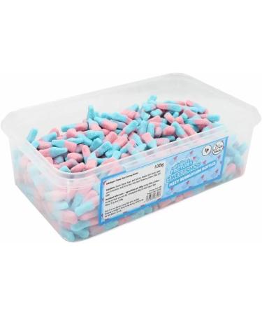 Crazy Candy Factory Sweetshop Fizzy Bubblegum Bottles 1p Tub - Bubblegum Flavour Sour Gummy Sweets - Buy Online on GoSupps.com