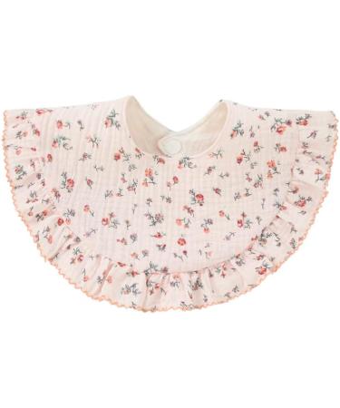 Nishine 4-Pack Unisex Baby Musselin Bandana Bibs | 360 Rotatable Cotton Bibs for Girl | Stylish Flower Set for Feeding & Childhood Comfort - Buy Online on GoSupps.com