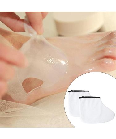 Generic Gants de Cire de Paraffine 6x Chaussons de Traitement Mitaines Couvre-pieds Blanc - Buy Online on GoSupps.com