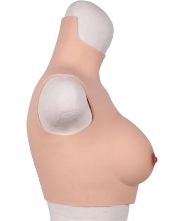 Buy Knobco Realistic Silicone Breast Shapes for Mastectomy & Cosplay - Yellow Skin Half-Length 1010g - Buy Online on GoSupps.com