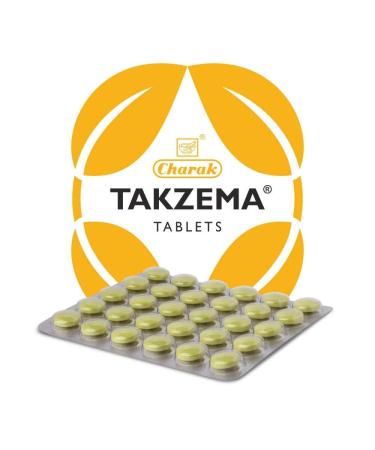 PUB Charak Pharma Takzema Tablet for Skin Itching and Redness - 30 Tablets (Pack of 3