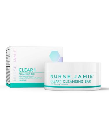 Nurse Jamie Clear 1 Acne Cleansing Bar - Healthy Skin Solutions - Buy Online on GoSupps.com