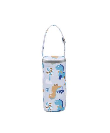 MANTTH Baby Bottle Insulation Bag Hangable Cartoon Breastmilk Storage Tote Portable Milk Bottle Holder for Travel Outdoor