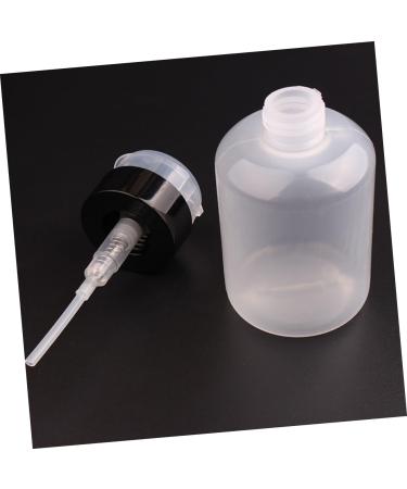  FOMIYES FOMIYES 220ml Pump Bottle for Nail Polish Remover Liquid Storage Bottle with Under-Pump for Toner Remover Locking - Buy Online on GoSupps.com