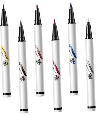 Healeved 30 Pcs Makeup Supplies Neon Liquid Eyeliner Colorful Eyeliner Pen Eyeliner Stamp Eye Makeup Abs - Buy Online on GoSupps.com