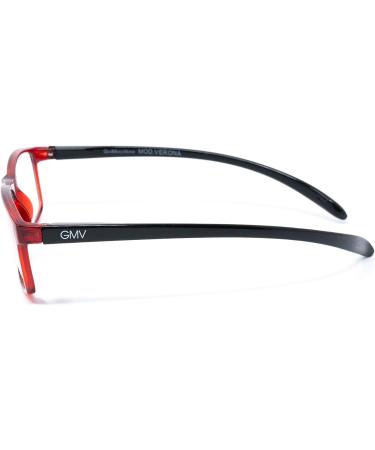 Gian Marco Venturi Unisex Verona Lesebrille - Stylish Red Eyewear | International Shipping Available - Buy Online on GoSupps.com