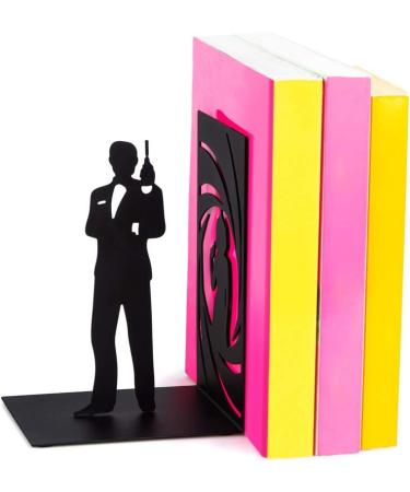 Shop Balvi Secret Agent Black Metal Bookend - Unique Design for International Shipping - Buy Online on GoSupps.com