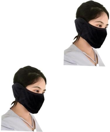 Buy Gatuida 2-Pack Winter Sports Masks | Anti-Dust Face Masks for Cycling | Black Mundsicht Winter Mundmuffel - Buy Online on GoSupps.com