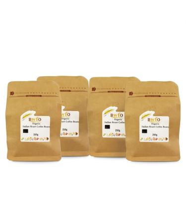 Organic Italian Roast Coffee Beans 1kg (BWFO)