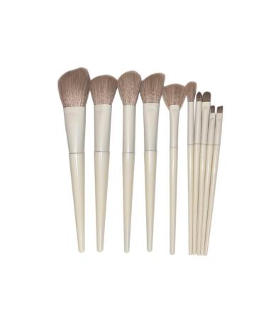 10pc White Makeup Brush Set | Premium Quality & International Shipping - Buy Online on GoSupps.com