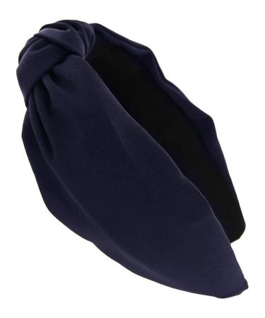 Buy AXY Vintage Fabric Headband with Knot - Beautiful Black & Blue Ladies Hair Accessory | International Shipping Available - Buy Online on GoSupps.com