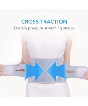 Thredn XXL Lumbar Spine Brick Support | Adjustable Back Ribbon for Waist Pain Relief & Improved Posture | Ideal for Scoliosis & Sciatica (Color: B) - Buy Online on GoSupps.com