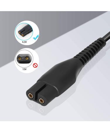 4.3V Charger Cable for Philips Norelco OneBlade Razor | USB Replacement Power Cord for Electric Shavers - Compatible with A00390 QP2520/90/70 RQ320 RQ328 RQ330 RQ331 | Accessories 1 Count - Buy Online on GoSupps.com