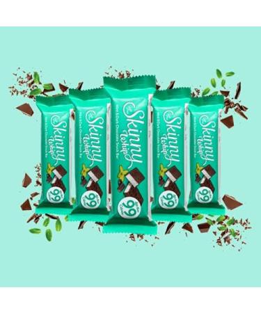 Skinny Whip Mint & Chocolate 10x5x25g - 1 Count Pack, Mint Flavor - Buy Online on GoSupps.com