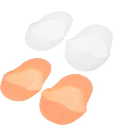 2pairs Socks Foot Protection Covers Men Sock Lotion for Men Foot Covers Men Loafers Shoes Foot Care Covers Invisible Boots Protective Cover Protector Men's Cover Spandex White complexion - Buy Online on GoSupps.com