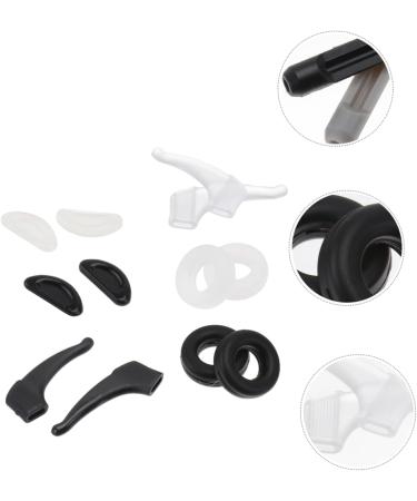 Lurrose Glasses 2 Sets - Anti-Slip Nasal Cushion Holders (Black & White) | Comfort & Support for Optimal Fit - Buy Online on GoSupps.com