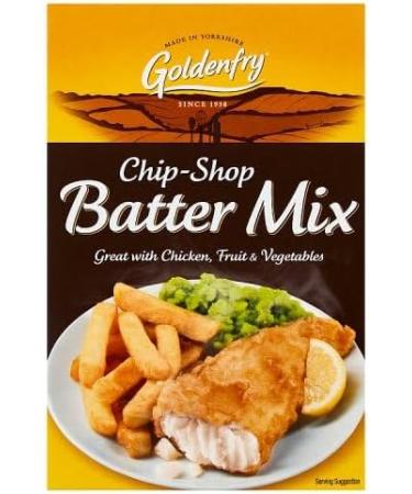 Chip Shop Batter Mix 170g x3 with Farmhouse Dumpling Mix 142g x3 - Bundle Consisting of Goldenfry x6 Pack - Buy Online on GoSupps.com