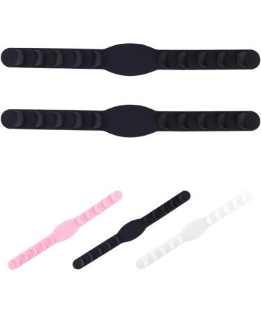 Faruta 10-Pack Adjustable Mask Extension Buckles - Black Ear Hooks for Comfort & Ease - Buy Online on GoSupps.com