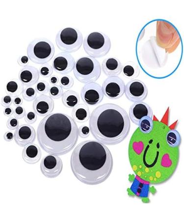 Vivixin 730pcs Self Adhesive Black Wiggle Googly Eyes for Crafts - Large & Small Assorted Sizes Sticker Eyes for DIY Projects - Buy Online on GoSupps.com