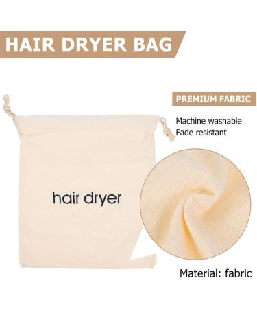 Outanaya 8 Pcs Hair Dryer Storage Bag Hair Dryer Receive Bag Travel Hair Dryer Portable Dryers Fabric Beige - Buy Online on GoSupps.com