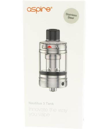 Aspire Nautilus 3 Tank - MTL 4.0ml - Silver | Buy Internationally for Best Vaping Experience - Buy Online on GoSupps.com