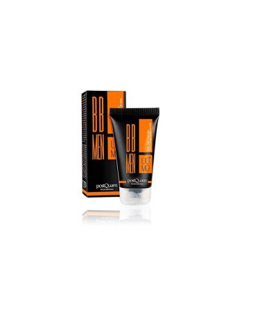 POSTQUAM Professional BB Cream Uomo 30ml - Hyaluronic Acid Vitamin C - Men's Skin Care - Natural Finish - Moisturizes and Brightens Evens your skin tone