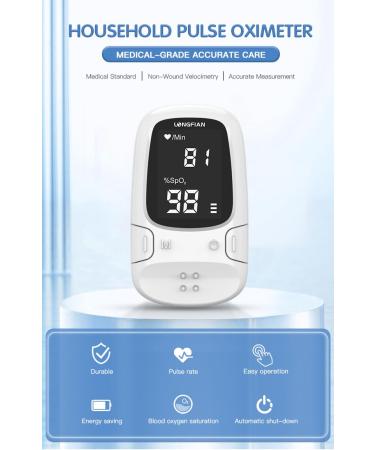 Buy Longfian Finger Pulse Oximeter - Accurate SpO2 & Pulse Monitor with Large LED Display | Ideal for Sports & Aviation - Fast International Shipping - Buy Online on GoSupps.com