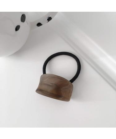 GSHLLO 3 PCS Acrylic Cuff Hair Ties - Ponytail Holders for Women and Girls - Buy Online on GoSupps.com