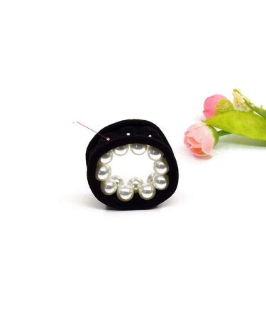 Suoirblss Imitation Pearl Hair Elastics - 5 PCS Elastic Bands for Ponytails and Bracelets - Buy Online on GoSupps.com