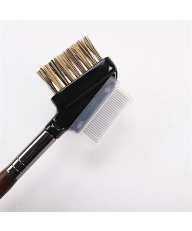 Comb Eyebrow Brush Eyelashes 2 in 1 Eyebrow Comb and Brush Lash Groomer Double Sided Brow Brush for Women Makeup Cosmetic Tools - Buy Online on GoSupps.com