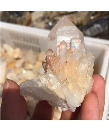 Beautiful Natural Clear Quartz Crystal Cluster Point Specimen Gift HOMEZHOU - Buy Online on GoSupps.com