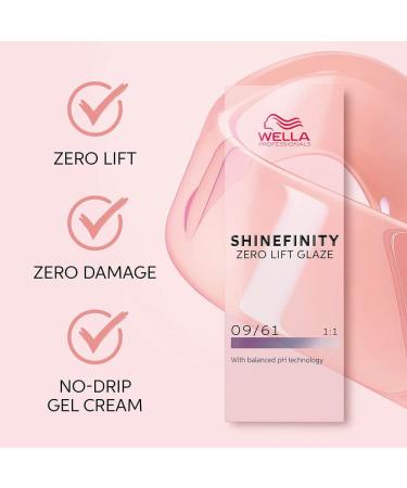 Buy Wella Professionals Shinefinity 09/61 Cool Iced Platinum & Glaze Activator Brush Bowl 2% - 60ml + 1000ml Pack | International Shipping Available - Buy Online on GoSupps.com