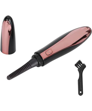 Qukaim Electric Eyelash Curler Electric Eyelash Curler USB Rechargeable Natural Quick Heated Eyelash Curling Clip for Women Black - Buy Online on GoSupps.com