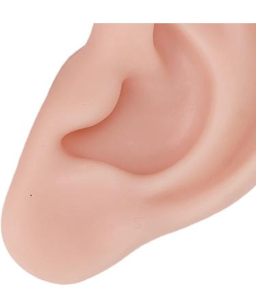 Flexible & Reusable Silicone Ear Model - 1 Pair Medium Skin Color for Ear Piercing Practice - Buy Online on GoSupps.com