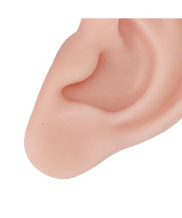 Soft Silicone Ear Model for Earrings Display Flexible Artificial Ear for Piercing Practice | 1 Pair (Medium Skin Color) - Buy Online on GoSupps.com