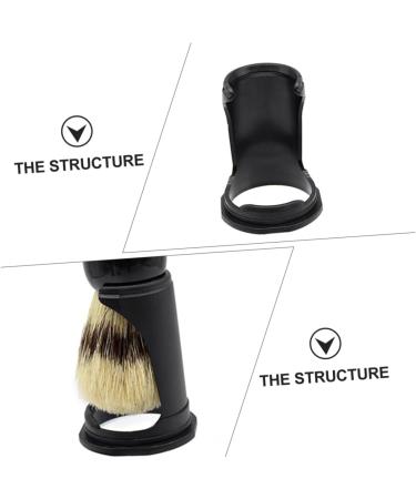 Minkissy 4-Piece Razor Stand Holder Set Durable Shaving Brush & Safety Razor Holder for Men | Ideal Beard Brush Storage & Cosmetic Organizer - Buy Online on GoSupps.com